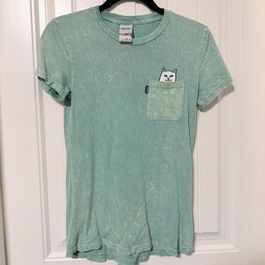 Green ripndip tshirt cat